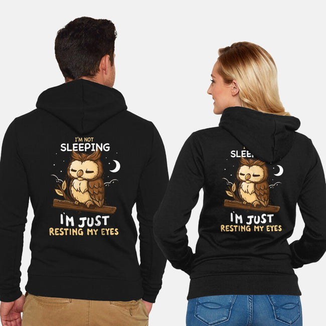 Just Resting My Eyes-Unisex-Zip-Up-Sweatshirt-Vallina84