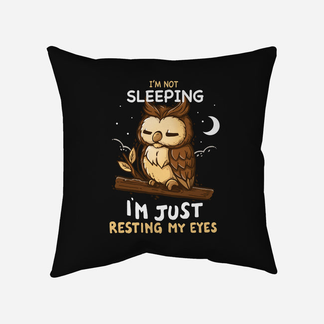 Just Resting My Eyes-None-Removable Cover w Insert-Throw Pillow-Vallina84