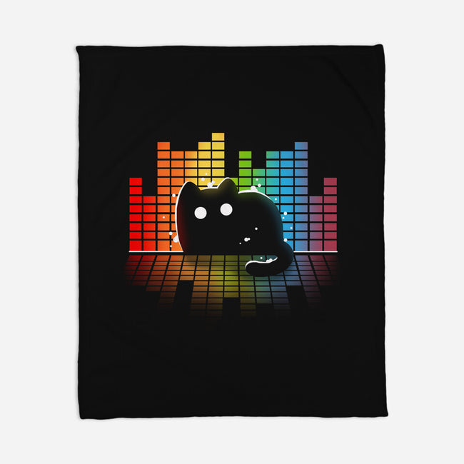 Equalizer Cat-None-Fleece-Blanket-Vallina84
