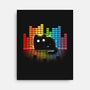 Equalizer Cat-None-Stretched-Canvas-Vallina84