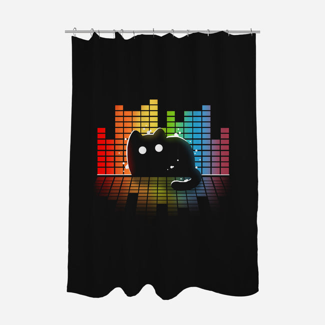 Equalizer Cat-None-Polyester-Shower Curtain-Vallina84