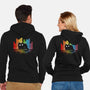 Equalizer Cat-Unisex-Zip-Up-Sweatshirt-Vallina84