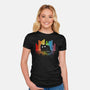 Equalizer Cat-Womens-Fitted-Tee-Vallina84