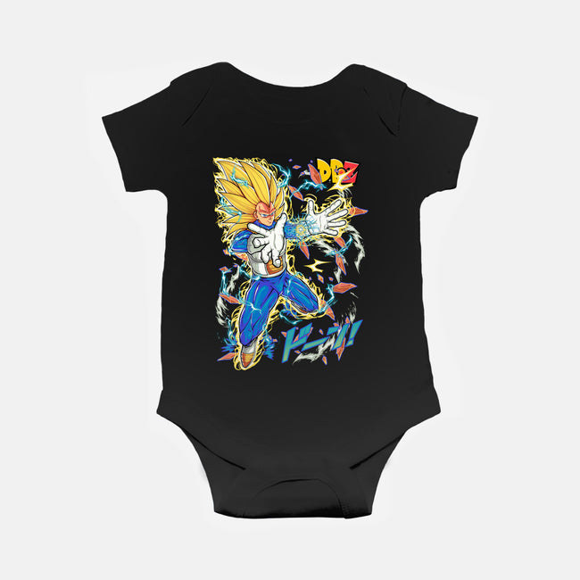 Vegeta Super Saiyan Three-Baby-Basic-Onesie-sarudrawss