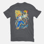 Vegeta Super Saiyan Three-Unisex-Basic-Tee-sarudrawss