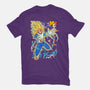 Vegeta Super Saiyan Three-Womens-Basic-Tee-sarudrawss