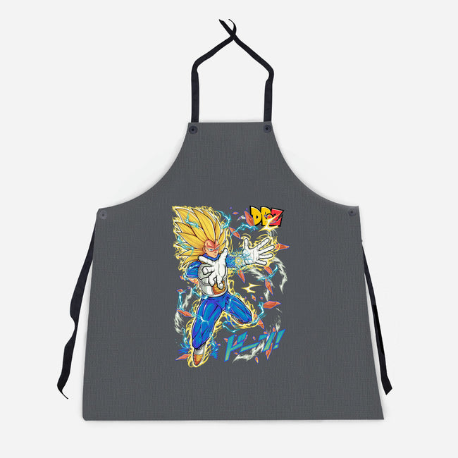 Vegeta Super Saiyan Three-Unisex-Kitchen-Apron-sarudrawss