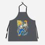 Vegeta Super Saiyan Three-Unisex-Kitchen-Apron-sarudrawss