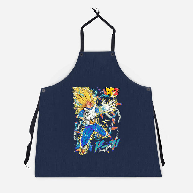 Vegeta Super Saiyan Three-Unisex-Kitchen-Apron-sarudrawss