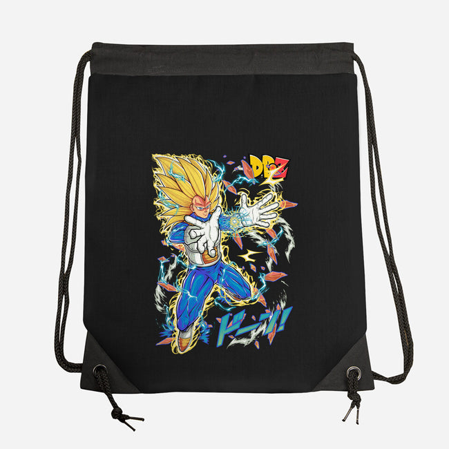 Vegeta Super Saiyan Three-None-Drawstring-Bag-sarudrawss