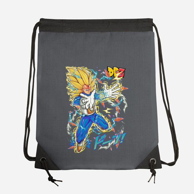 Vegeta Super Saiyan Three-None-Drawstring-Bag-sarudrawss
