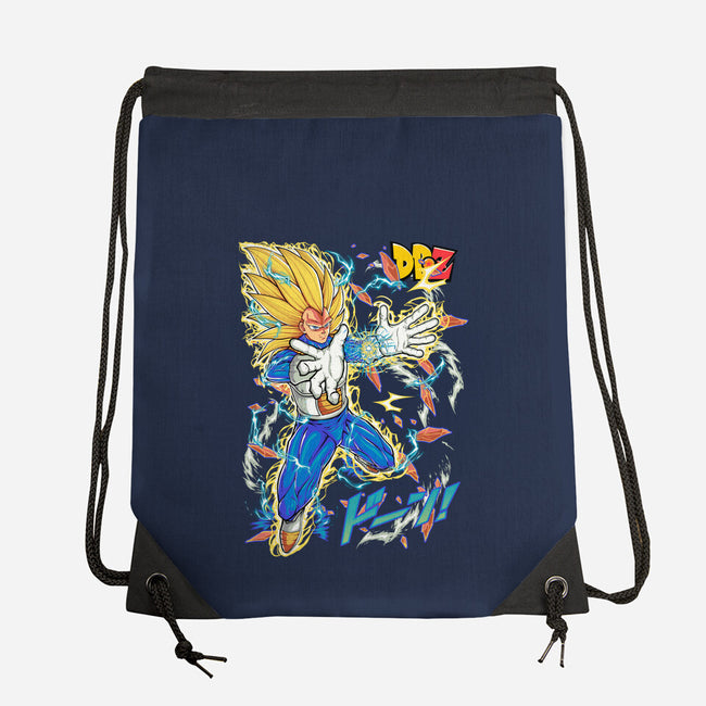 Vegeta Super Saiyan Three-None-Drawstring-Bag-sarudrawss