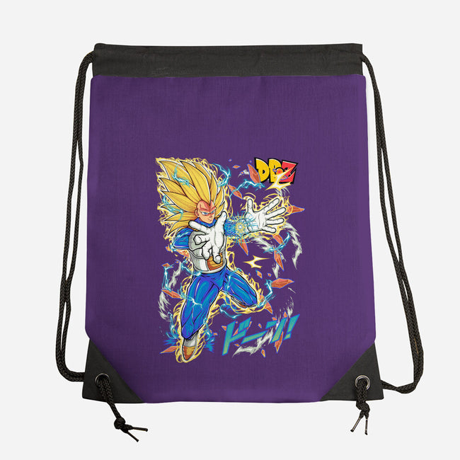 Vegeta Super Saiyan Three-None-Drawstring-Bag-sarudrawss