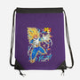 Vegeta Super Saiyan Three-None-Drawstring-Bag-sarudrawss