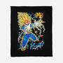 Vegeta Super Saiyan Three-None-Fleece-Blanket-sarudrawss