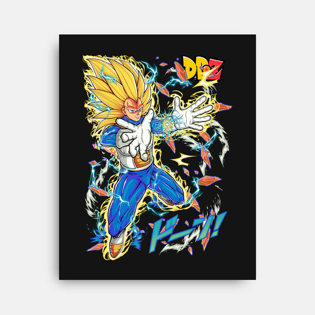 Vegeta Super Saiyan Three-None-Stretched-Canvas-sarudrawss