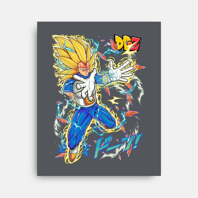 Vegeta Super Saiyan Three-None-Stretched-Canvas-sarudrawss