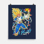 Vegeta Super Saiyan Three-None-Matte-Poster-sarudrawss