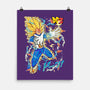 Vegeta Super Saiyan Three-None-Matte-Poster-sarudrawss
