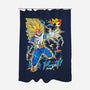 Vegeta Super Saiyan Three-None-Polyester-Shower Curtain-sarudrawss