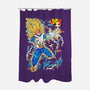 Vegeta Super Saiyan Three-None-Polyester-Shower Curtain-sarudrawss