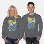 Vegeta Super Saiyan Three-Unisex-Crew Neck-Sweatshirt-sarudrawss