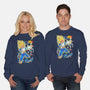 Vegeta Super Saiyan Three-Unisex-Crew Neck-Sweatshirt-sarudrawss