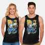 Vegeta Super Saiyan Three-Unisex-Basic-Tank-sarudrawss