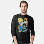 Vegeta Super Saiyan Three-Mens-Long Sleeved-Tee-sarudrawss