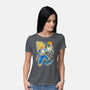 Vegeta Super Saiyan Three-Womens-Basic-Tee-sarudrawss