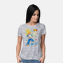 Vegeta Super Saiyan Three-Womens-Basic-Tee-sarudrawss