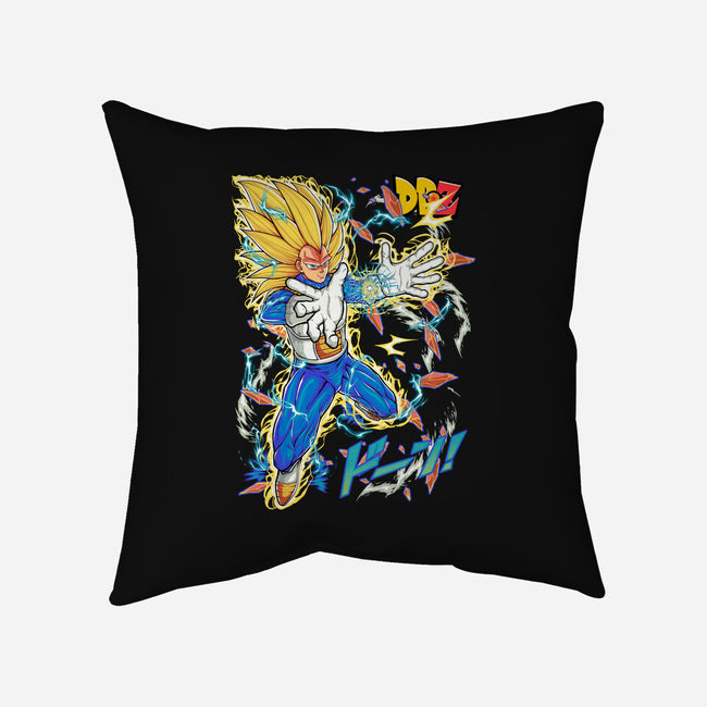 Vegeta Super Saiyan Three-None-Removable Cover w Insert-Throw Pillow-sarudrawss