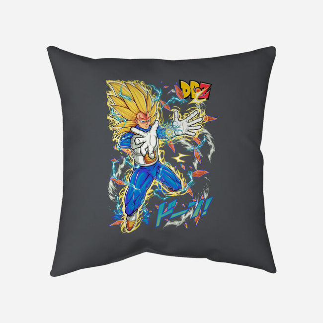 Vegeta Super Saiyan Three-None-Removable Cover w Insert-Throw Pillow-sarudrawss