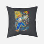 Vegeta Super Saiyan Three-None-Removable Cover w Insert-Throw Pillow-sarudrawss