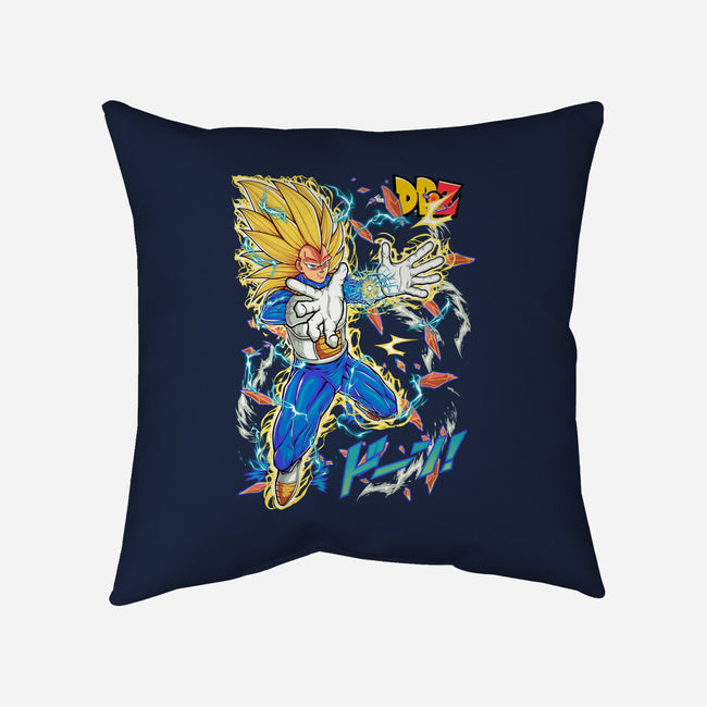 Vegeta Super Saiyan Three-None-Removable Cover w Insert-Throw Pillow-sarudrawss