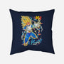 Vegeta Super Saiyan Three-None-Removable Cover w Insert-Throw Pillow-sarudrawss