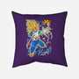 Vegeta Super Saiyan Three-None-Removable Cover w Insert-Throw Pillow-sarudrawss