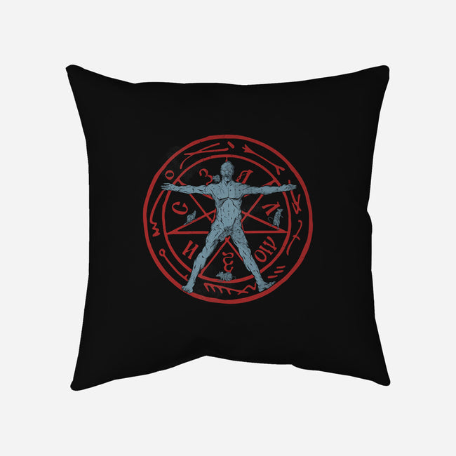 Succumb To The Darkness-None-Removable Cover w Insert-Throw Pillow-Green Devil