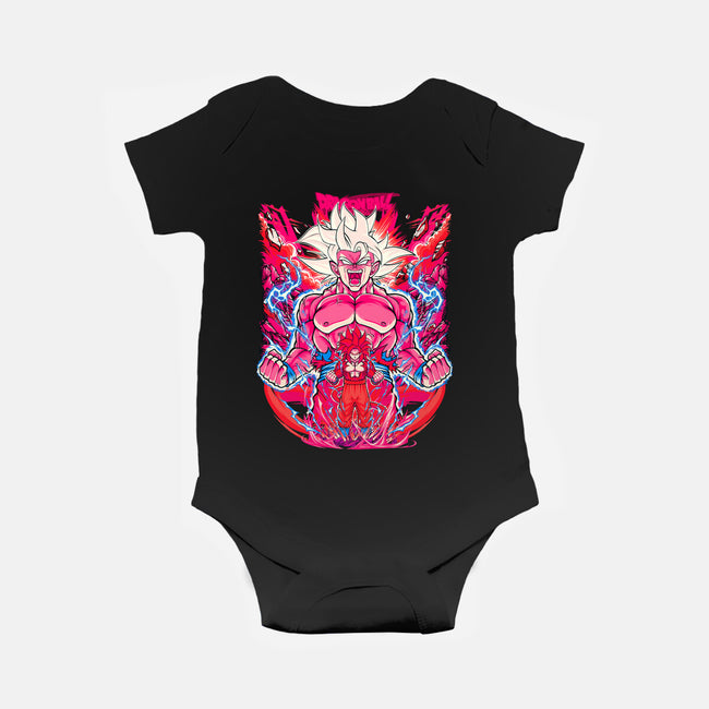 Super Saiyian Five Ultra Instinct-Baby-Basic-Onesie-sarudrawss