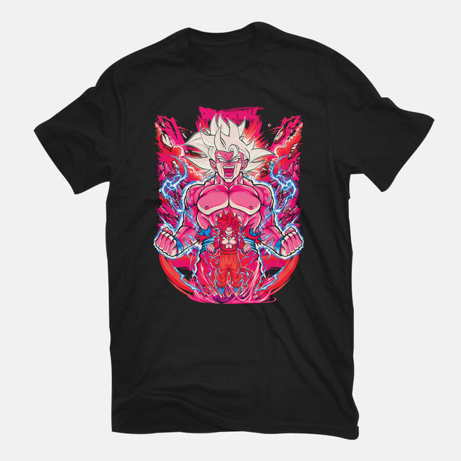 Super Saiyian Five Ultra Instinct-Mens-Heavyweight-Tee-sarudrawss