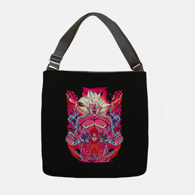 Super Saiyian Five Ultra Instinct-None-Adjustable Tote-Bag-sarudrawss