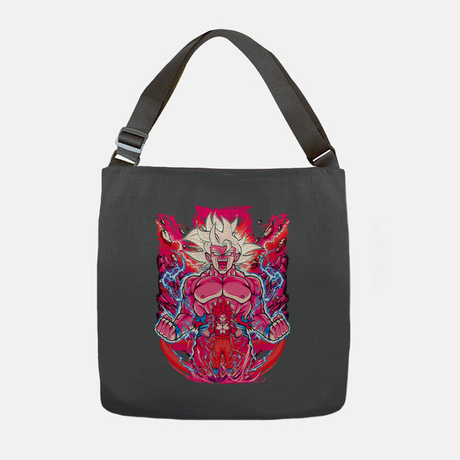 Super Saiyian Five Ultra Instinct-None-Adjustable Tote-Bag-sarudrawss