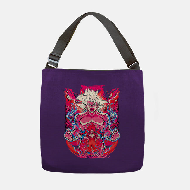 Super Saiyian Five Ultra Instinct-None-Adjustable Tote-Bag-sarudrawss