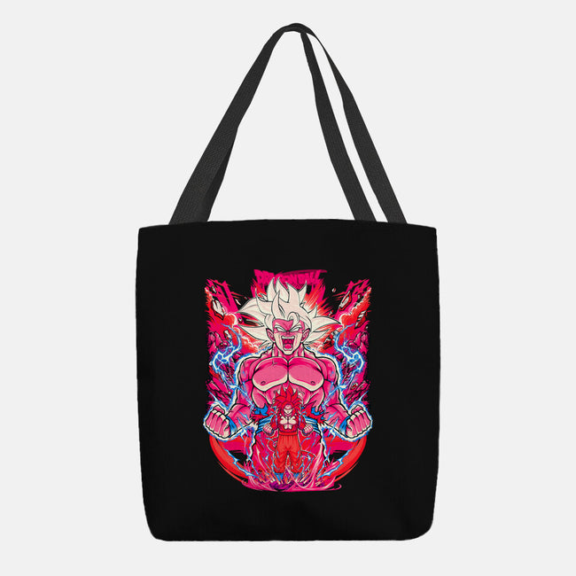 Super Saiyian Five Ultra Instinct-None-Basic Tote-Bag-sarudrawss