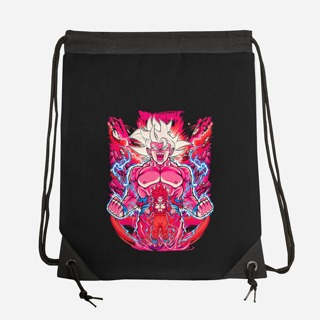 Super Saiyian Five Ultra Instinct-None-Drawstring-Bag-sarudrawss