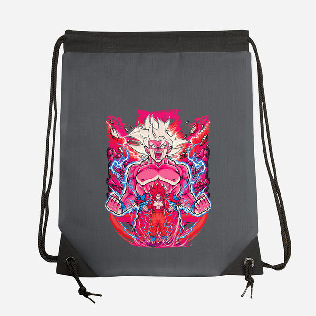Super Saiyian Five Ultra Instinct-None-Drawstring-Bag-sarudrawss