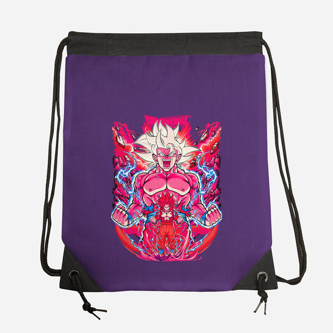 Super Saiyian Five Ultra Instinct-None-Drawstring-Bag-sarudrawss