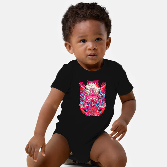 Super Saiyian Five Ultra Instinct-Baby-Basic-Onesie-sarudrawss