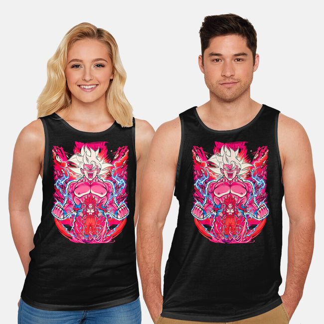 Super Saiyian Five Ultra Instinct-Unisex-Basic-Tank-sarudrawss