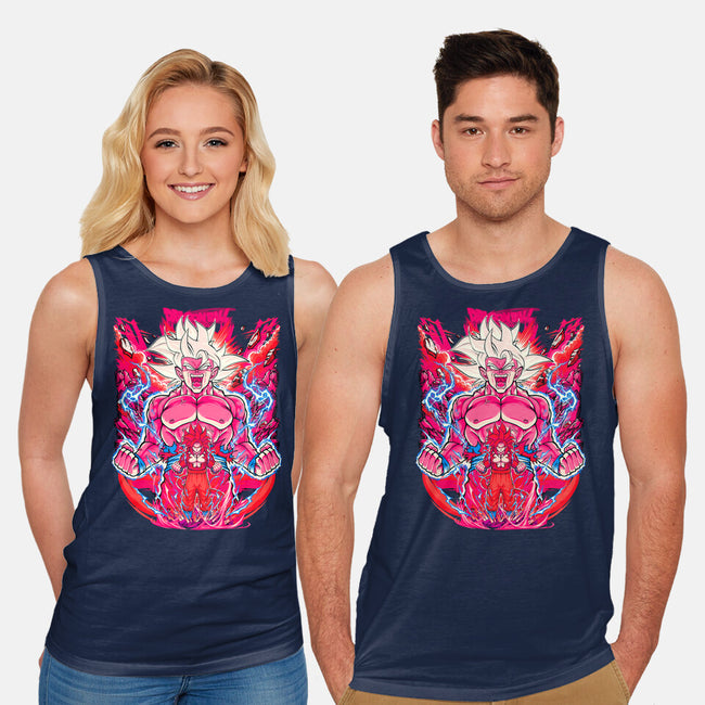 Super Saiyian Five Ultra Instinct-Unisex-Basic-Tank-sarudrawss